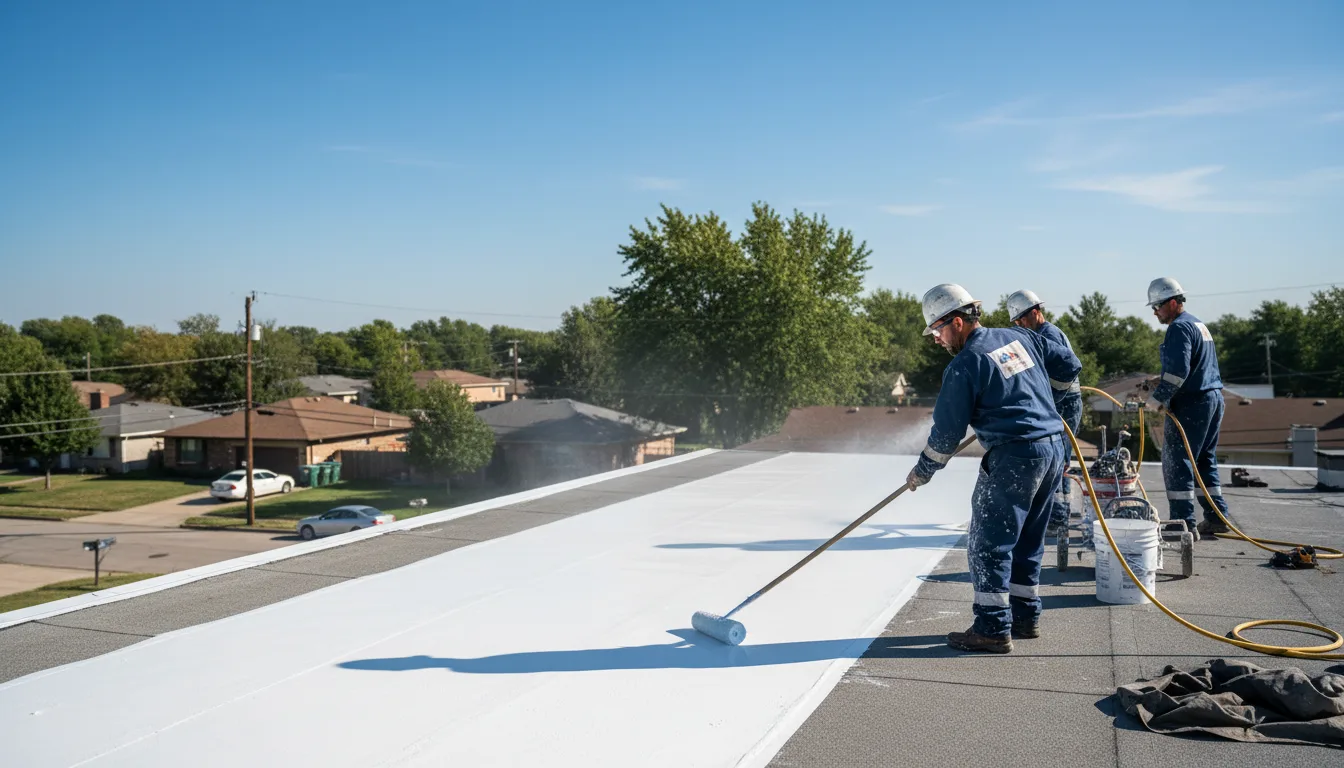 Commercial roof coating in Wakarusa, KS near me